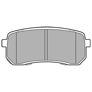 Bromsbeläggsats, Bakaxel, KIA SORENTO III, 58302C5A00, 58302-C5A00, 58302C5A70, 58302-C5A70, S58302C5A00, S58302C5A70