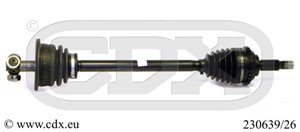 Drivaxel, framaxel vänster, RENAULT CLIO II, CLIO Skåp/halvkombi II, KANGOO, 8200065334, 8200072831