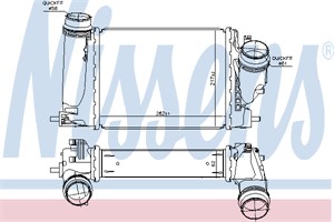 Intercooler, NISSAN,RENAULT, 144614EB0A, 144614EB1A, 144614EB1B