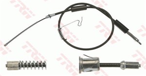 Vajer, parkeringsbroms, Bak, Vänster bak, Vänster, FORD TRANSIT Buss, TRANSIT Flak/chassi, TRANSIT Skåp, 4041996, 4116932, 4122075, 4331