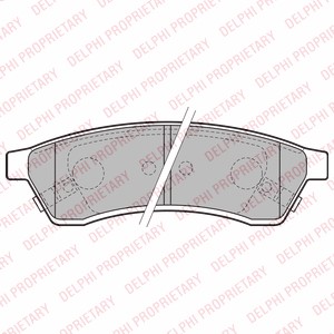 Bromsbeläggsats, Bakaxel, CHEVROLET EPICA, DAEWOO TOSCA, 55500-86Z00, 96475028