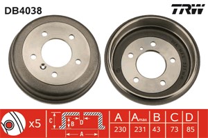Bromstrumma, Bakaxel, MERCEDES-BENZ, 601 423 51 01, A 601 423 51 01