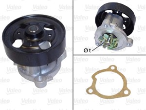 Vattenpump, NISSAN PRIMERA, PRIMERA Hatchback, PRIMERA Kombi, TEANA I, TEANA II, X-TRAIL, RENAULT KOLEOS I, 210106N225, 21010-6N225, 210