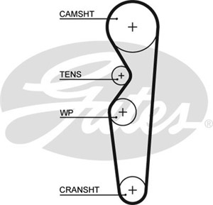 Kamrem, FORD SIERRA II, SIERRA Halvkombi II, SIERRA Turnier II, 000 980 93 02, 0009809302, 002 980 20 02, 002 980 65 02, 0029802002, 002