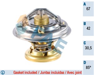 Termostat, kylvätska, DAEWOO,MERCEDES-BENZ,SSANGYONG, 003 203 99 75, 004 203 10 75, 601 200 00 15, 604 203 00 75, 606 203 02 75, 6062030