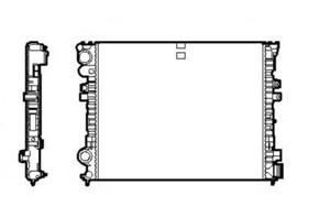 Kylare, motorkylning, CITROËN,FIAT,LANCIA,PEUGEOT, 133072, 1330E3, 1331ZW, 1482543080, 1489463080, 1609537880, 6694210512, 6694210712, A