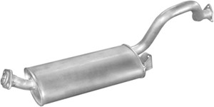 Bakre ljuddämpare, Mitt, MITSUBISHI PAJERO II, PAJERO Canvas Top II, MB651688, MB651696, MR160316