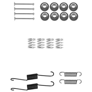 Tillbehörssats, bromsbackar, Bakaxel, NISSAN LEAF, TOYOTA PRIUS C, VERSO S, YARIS, YARIS Skåp/halvkombi