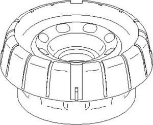 Fjäderbenslager, Fram, höger eller vänster, Nedre, FIAT,NISSAN,OPEL,RENAULT,VAUXHALL, 44 08 054, 44 20 903, 5432 000 QAA, 5432 000 QAB,