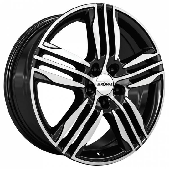 Ronal R57 Black Polished 7,5/18 4/100 ET35 B68