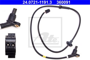 ABS-givare, Sensor, hjulvarvtal, Bakaxel, VW GOLF III, GOLF Cabriolet III, GOLF Cabriolet IV, GOLF Van III, GOLF Variant III, VENTO, 1H0