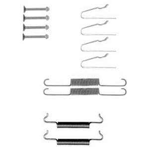 Tillbehörssats, bromsbackar, parkeringsbroms, Bakaxel, FORD RANGER, JEEP GRAND CHEROKEE II