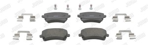 Bromsbeläggsats, Bakaxel, AUDI,BENTLEY, 3W0698451, 4B3698451, 4B3698451A, 4E4698451, 4E4698451A, 4F0698451, 4F0698451C, 4F0698451F, 4F06