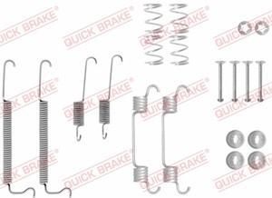 Tillbehörssats, bromsbackar, Bakaxel, CHEVROLET SPARK, OPEL ANTARA A