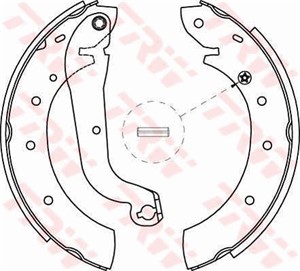 Bromsbackar, sats, Bakaxel, FORD MAVERICK, NISSAN TERRANO II, 44060-0F026