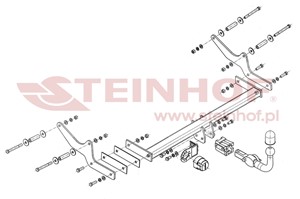 Dragkrok, Avtagbar, RENAULT LAGUNA III