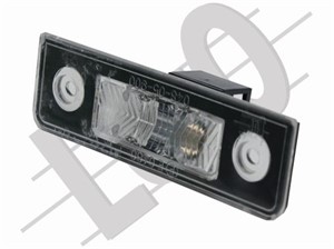Belysning, registreringsskylt, Tvåsidig, SKODA OCTAVIA II, ROOMSTER, ROOMSTER Praktik, 1Z0 943 021, 1Z0943021A, 1Z0943021B