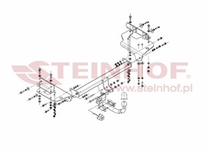 Dragkrok, Standard, HYUNDAI TUCSON, KIA SPORTAGE II