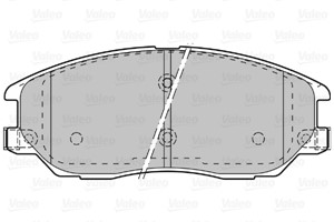 Bromsbeläggsats, Framaxel, HYUNDAI,KIA,SSANGYONG, 4813008260, 48130-08260, 4813008BA0, 4813008-BA0, 4813A21100, 4813A-21100, 581013FA10,