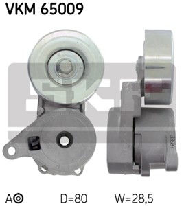 Spännrulle, flerspårsrem, MITSUBISHI GALANT Sedan IX, GRANDIS, LANCER VII, LANCER Kombi VII, OUTLANDER I, MN149179