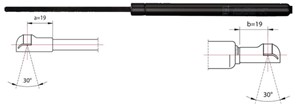 Gasfjäder, bagageutrymme, TOYOTA COROLLA Verso, 68950-0W101, 68960-0W091