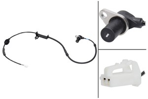 ABS-givare, Sensor, hjulvarvtal, Bakaxel vänster, HYUNDAI SANTA FÉ I, 95650-26000