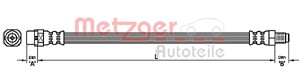Bromsslang, Bak, Höger, Vänster, MINI MINI, MINI Cabriolet, MINI CLUBMAN, MINI CLUBVAN, MINI Coupé, MINI Roadster, 34306788443