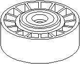 Spännrulle, flerspårsrem, MERCEDES-BENZ, 103 200 05 70, 31 31 6 784 521, 33 52 6 778 569, 33 52 6 782 741, 33 52 6 784 521, 33 52 6 789