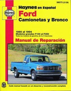 Haynes Reparationshandbok, Ford Camionetas & Bronco, Universal