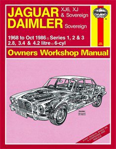 Haynes Reparationshandbok, Jaguar XJ6, XJ & Sovereign, Universal