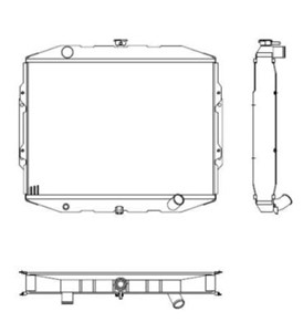 Kylare, motorkylning, HYUNDAI GALLOPER I, GALLOPER II, HB031400, HQ172103, HQ172104, HQ172204, HR171401, HR171405, HR171501, HR171502, H
