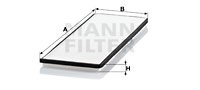 Kupefilter, CHEVROLET,OPEL,VAUXHALL, 09200067, 1808600, 1808602, 52056627, 6808600, 6808610, 90 590 568, 90360171, 90383627, 90486282, 9