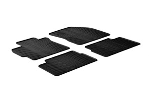 Gummimatta, kupé, Fram och bak, TOYOTA AURIS, AURIS VAN Skåp/halvkombi