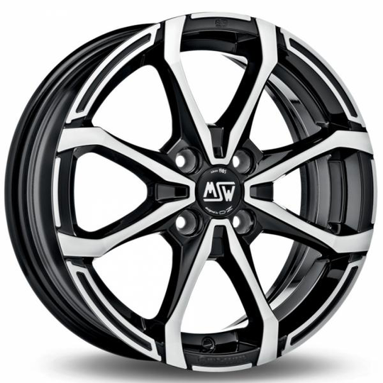Msw X4 Gloss Black Machined Face 5,5/14 4/100 ET40 B63.3