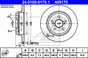 Bromsskiva, Bakaxel, TOYOTA URBAN CRUISER, 42431-52150