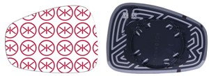 Spegelglas, yttre spegel, Vänster, ALFA ROMEO 159, 159 Sportwagon, MITO, 0000071740966, 0000071740968, 71740966, 71740968