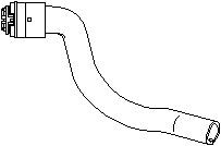 Kylarslang, OPEL ASTRA H, ASTRA H GTC, ASTRA H Kombi, ASTRA H Sedan, ASTRA H Skåp / kombi, VAUXHALL ASTRA Mk V, 13128922, 68 18 588
