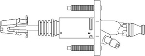 Huvudcylinder, koppling, FIAT CROMA, OPEL SIGNUM Halvkombi, VECTRA C, VECTRA C GTS, VECTRA C Kombi, VAUXHALL SIGNUM, VECTRA Mk II, 24412