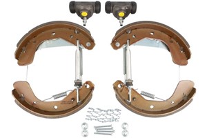 Bromsbackar, sats, Bakaxel, DAEWOO,OPEL, 1605056, 1605953, 90542863