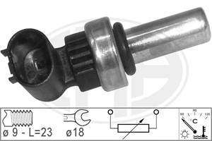 Sensor, kylvätsketemperatur, ALFA ROMEO,CHEVROLET,FIAT,OPEL,VAUXHALL, 13 38 246, 13 38 369, 13 38 370, 55 563 530, 55 591 002, 55 591 40