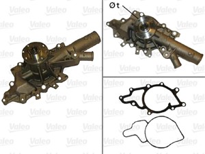 Vattenpump, MERCEDES-BENZ, 05103576AB, 5103576AA, 5103576AB, 6112000501, 6112001101, 6112200110