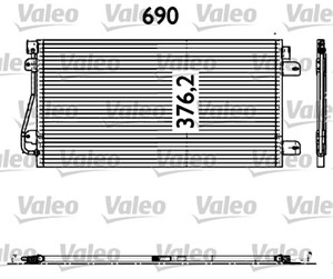 Kondensor, klimatanläggning, NISSAN,OPEL,RENAULT,VAUXHALL, 2765000QAE, 27650-00QAE, 4403238, 7701049665, 9111238