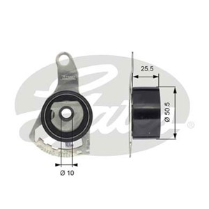 Spännrulle, kamrem, FORD,MAZDA, 1021706, 1040678, 1099553, 1E0712700A, 1E0712700B, 97FF6K254CB, 97FF6K254CC