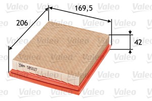 Luftfilter, CITROËN XSARA, XSARA Break, XSARA Coupé, XSARA PICASSO, XSARA Skåp / kombi, PEUGEOT 206 CC, 206 Halvkombi, 206 SW, 206 Van,