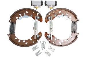 Bromsbackar, sats, Bakaxel, OPEL ADAM, CORSA D, 1605107, 1605458, 550248, 93168956, 93189986, 93189993