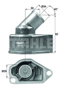 Termostat, kylvätska, CHEVROLET,DAEWOO,OPEL,VAUXHALL, 4805152, 4811586, 92062728, 92067408