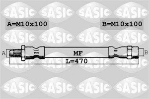 Bromsslang, Framaxel, CITROËN,PEUGEOT, 480685, 4806E9, 96132698