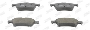 Bromsbeläggsats, Bakaxel, FORD,JAGUAR,NISSAN,OPEL,RENAULT,SAAB,VAUXHALL, 1233679, 127992402, 1605117, 1605200, 1605973, 1605993, 1763677