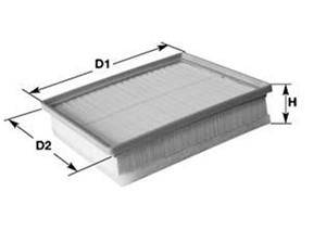 Luftfilter, CITROËN,FIAT,LANCIA,PEUGEOT,TOYOTA, 1400474780, 1444QW, 1444QX, 1444WN, A1257, SU001A0348