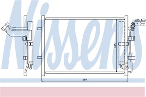 Kondensor, klimatanläggning, MAZDA 3, 3 Sedan, 5, BBR4-61-480 A, BBR461480B